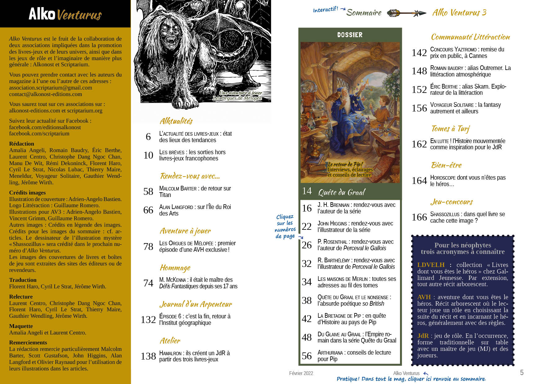 Alko Venturus 3.3.Sommaire