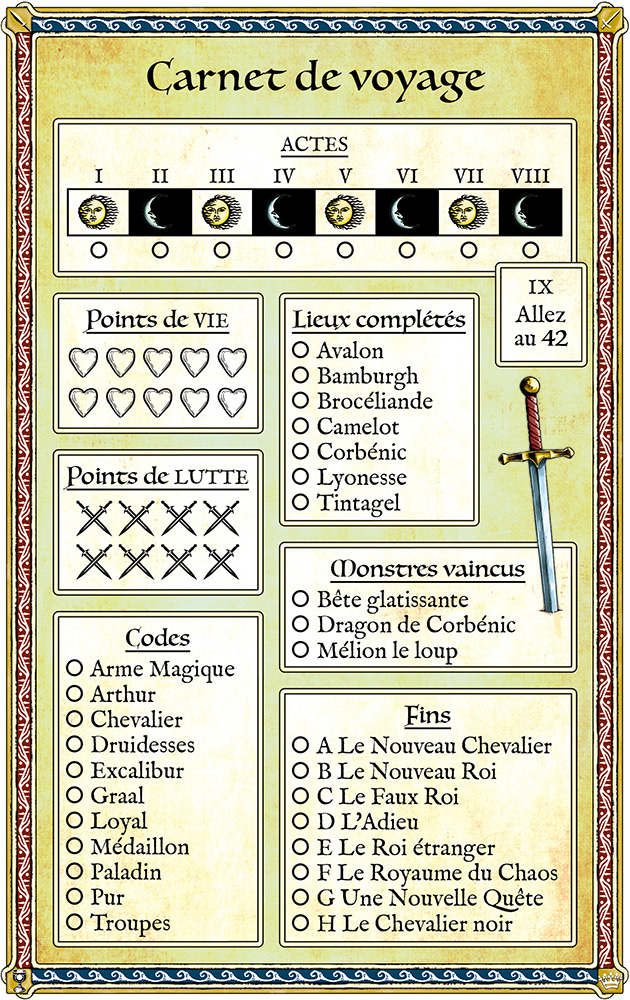 Camelot-Carnet